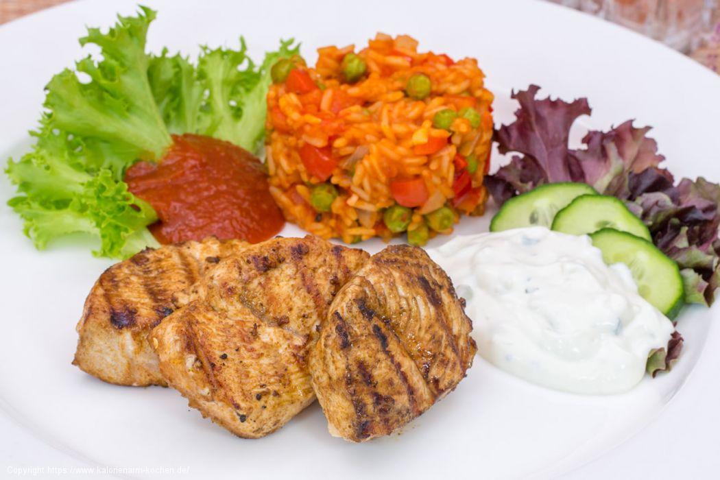 Putenmedallions mit Djuvec Reis