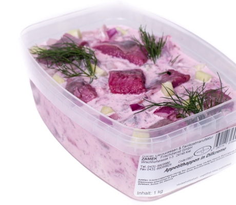 Appetithappen in Dillcreme